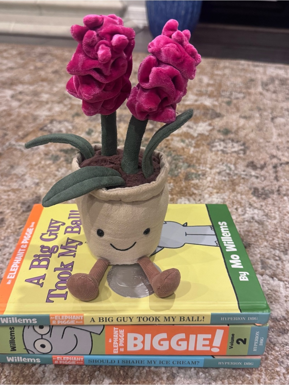 Jellycat Pink Potted Hyacinth Plush toy